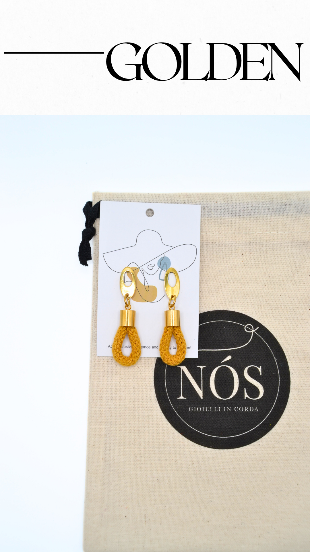 Orecchini Golden - Goccia