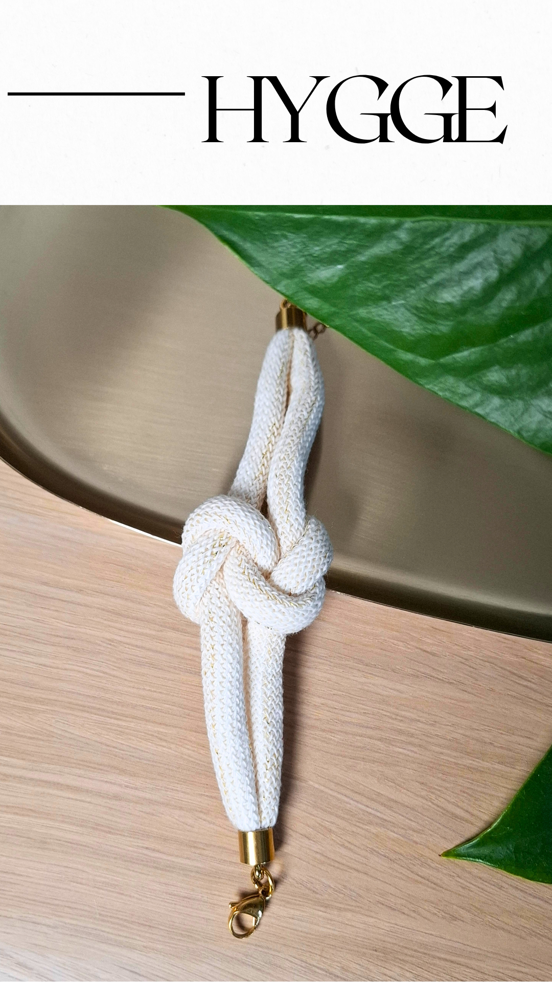 Bracciale abbraccio golden