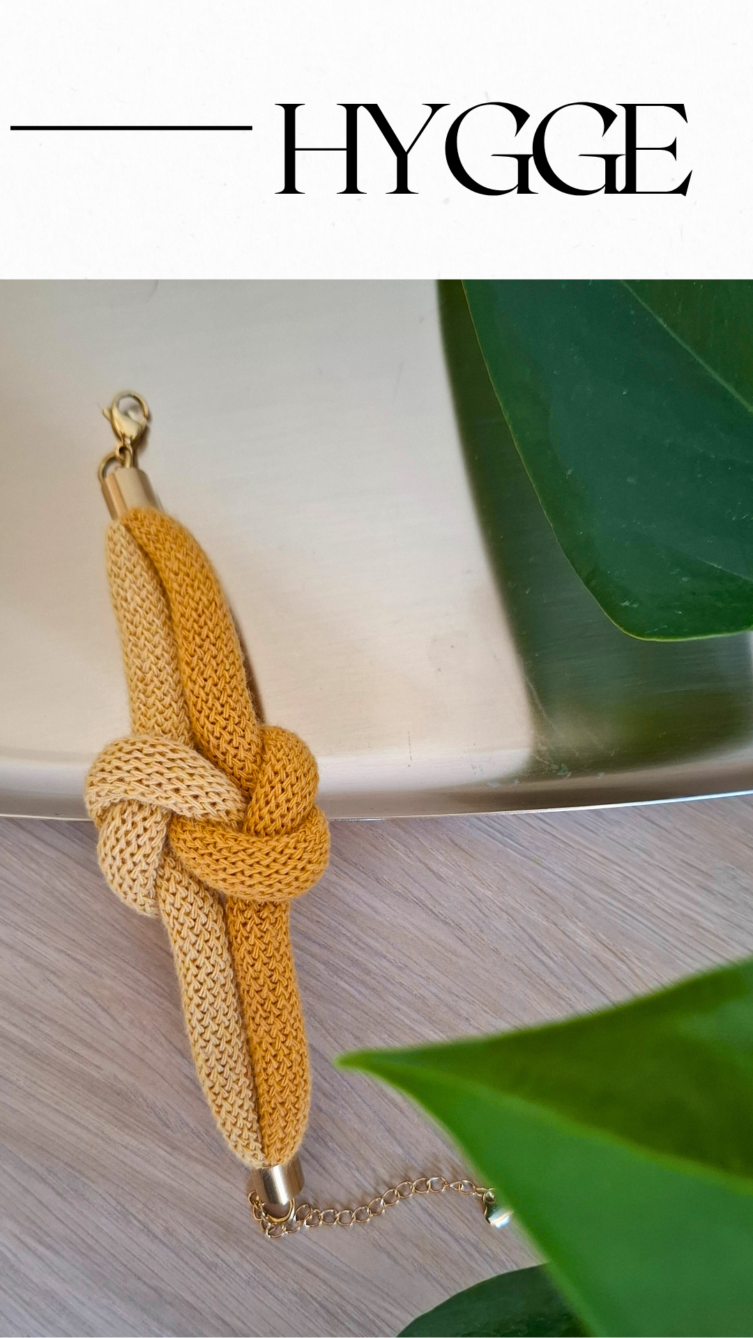 Bracciale abbraccio golden