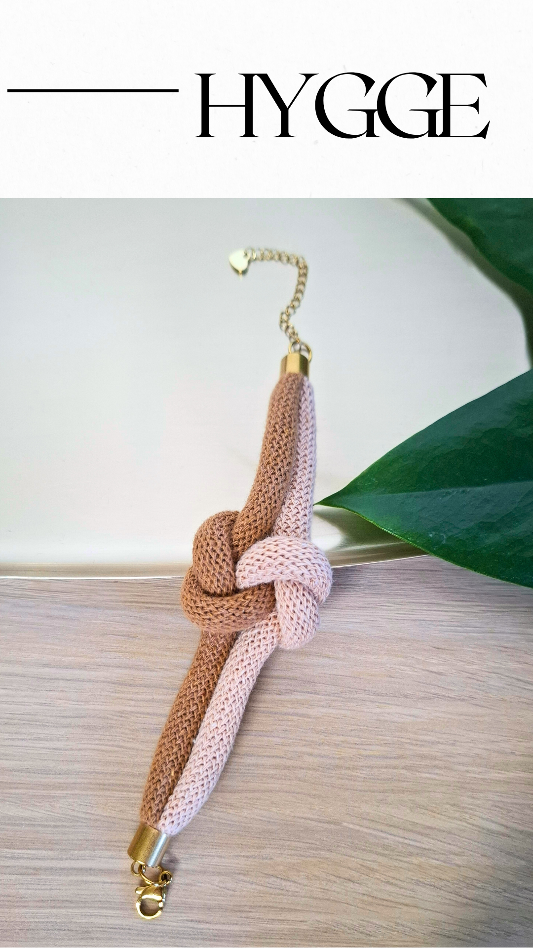 Bracciale abbraccio golden