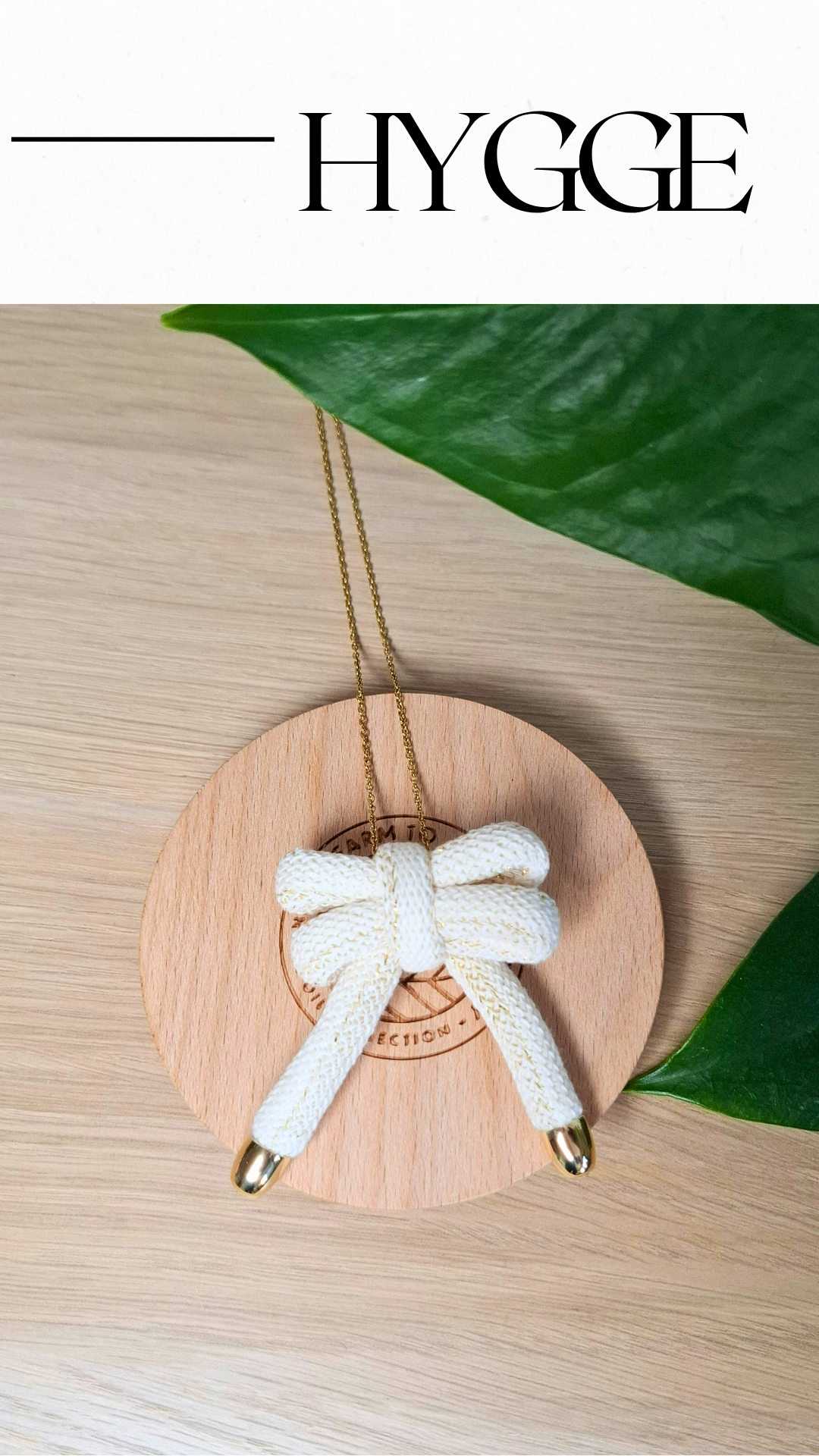 Collana Fiocco golden