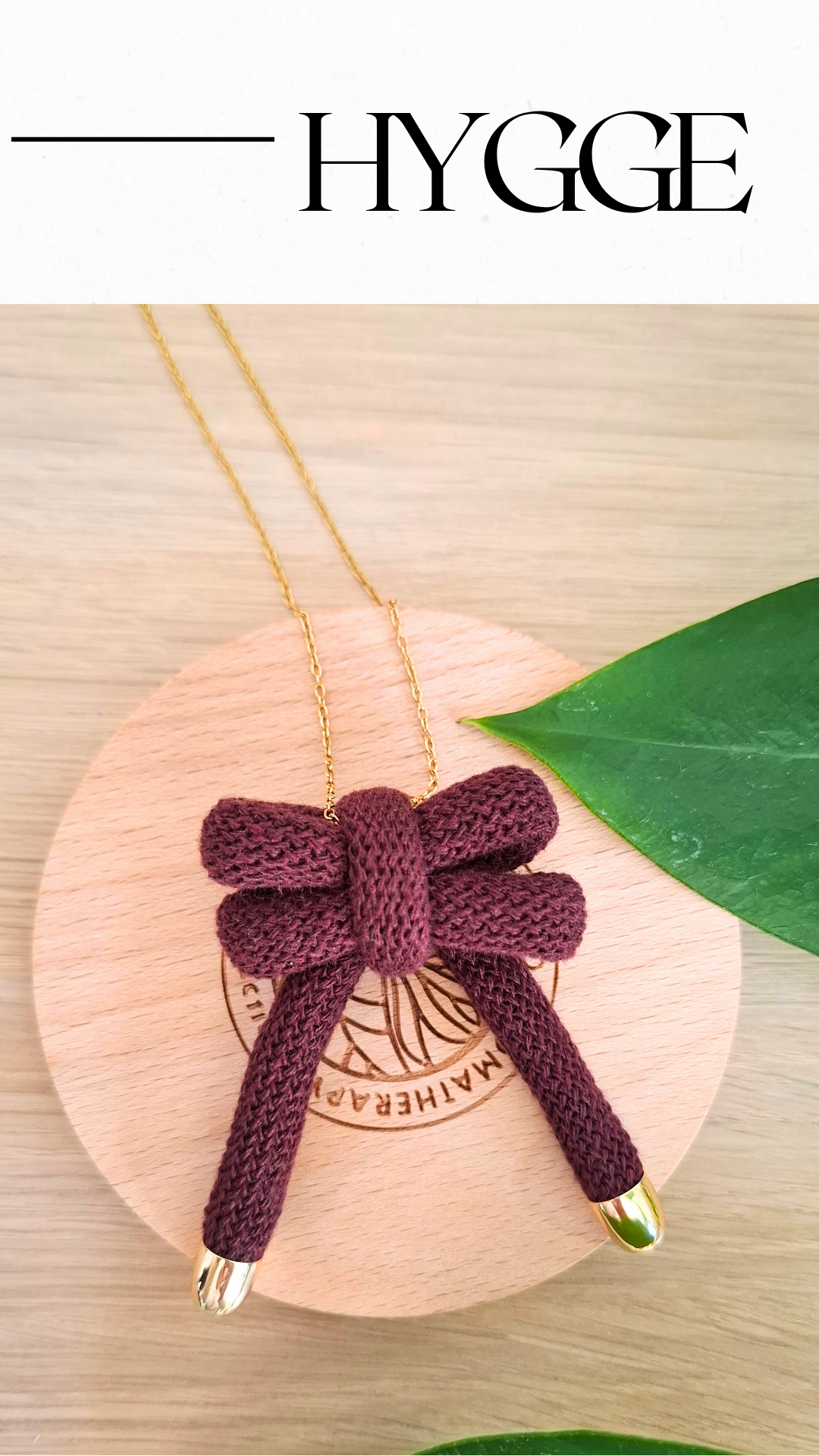 Collana Fiocco golden