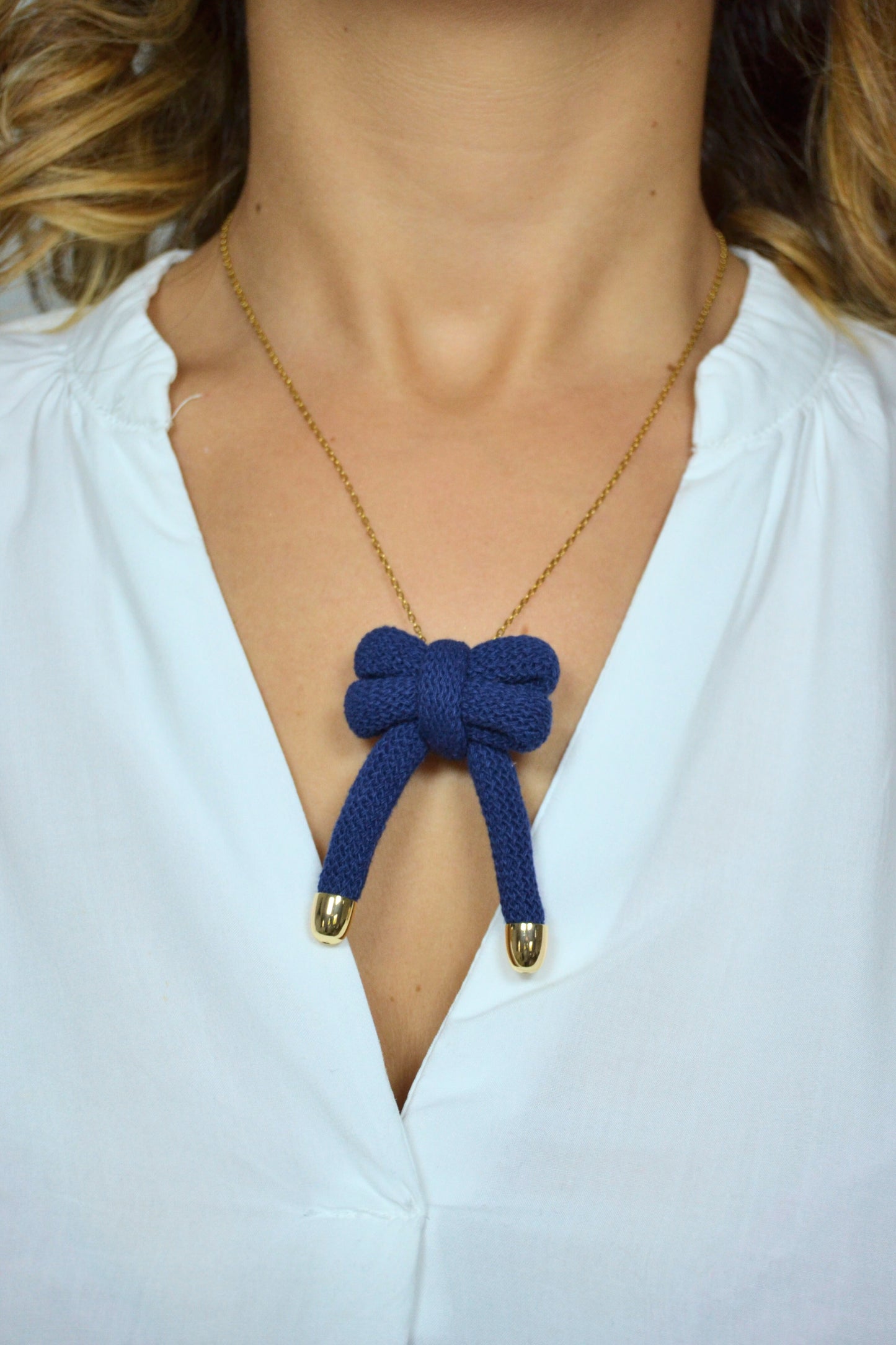 Collana Fiocco golden