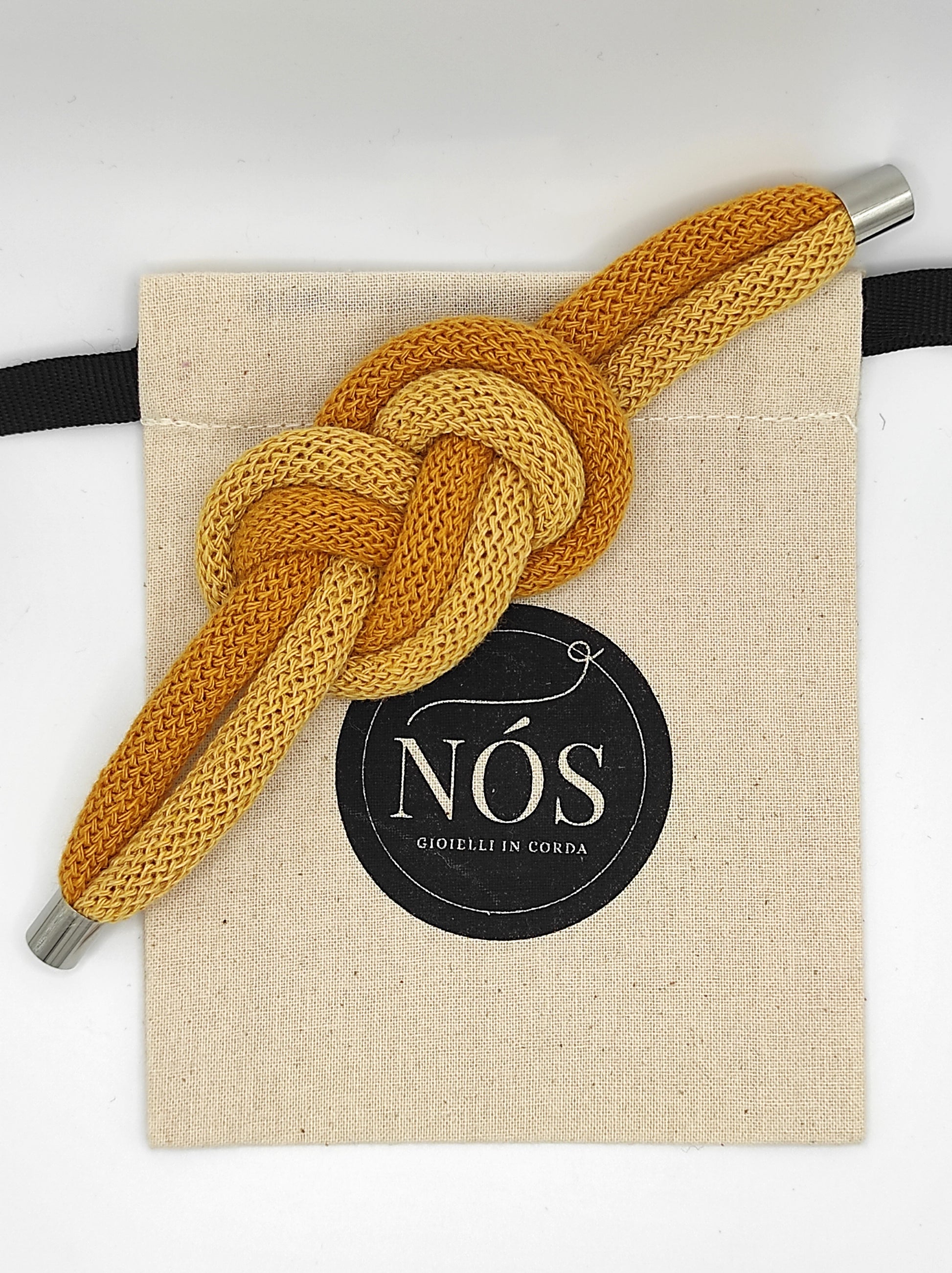 Bracciale Vittoria, color mustard & honey.