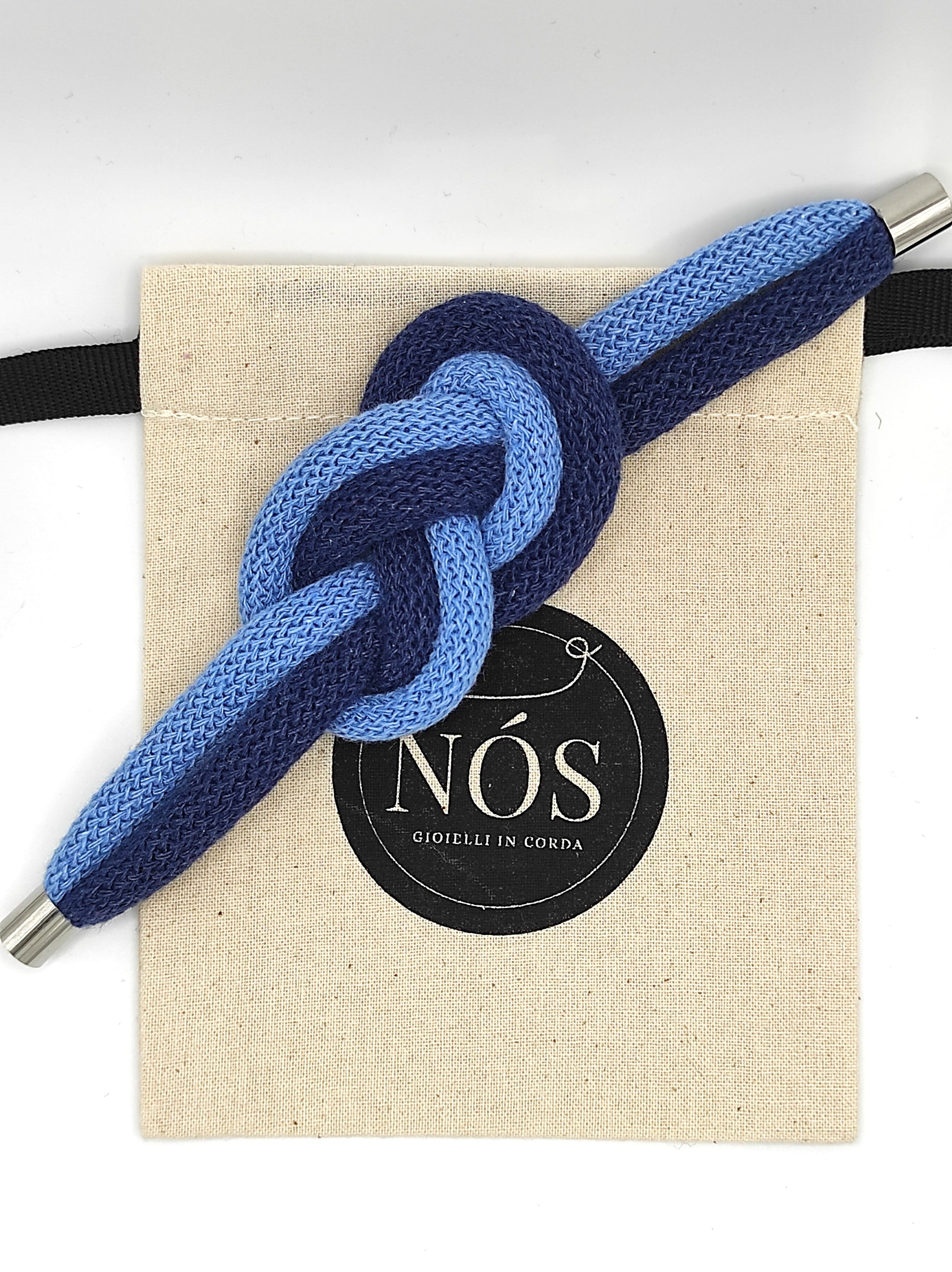 Bracciale Vittoria, color jeans & perfect blue.