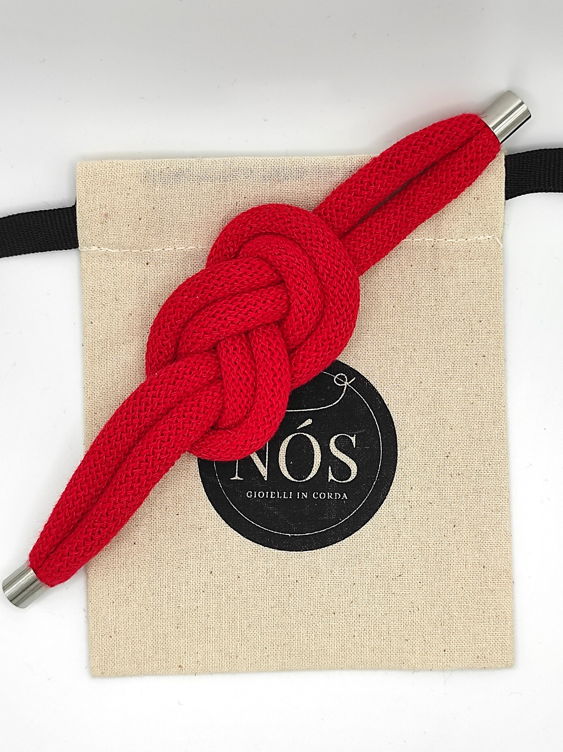 Bracciale Vittoria, color classic red.