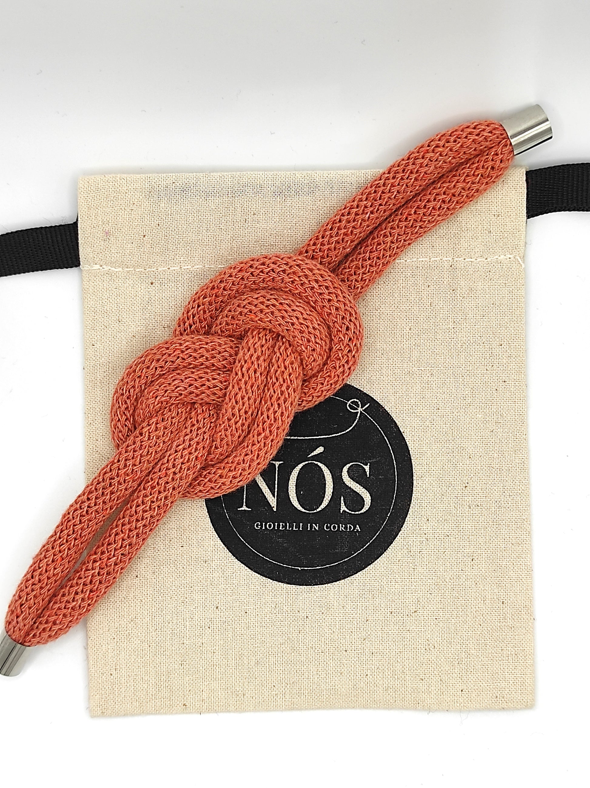 Bracciale Vittoria, color terracotta.