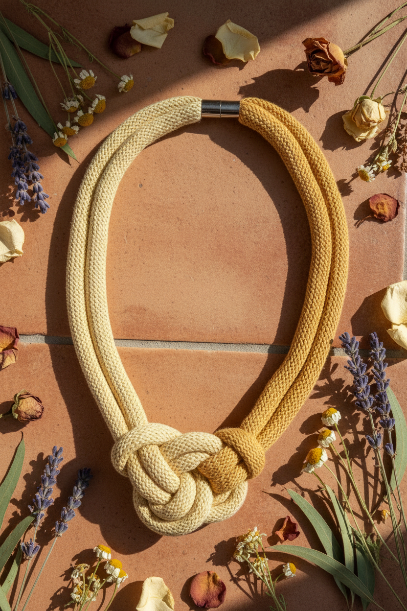 Nós Gioielli – Flat Lay con Fiori Secchi