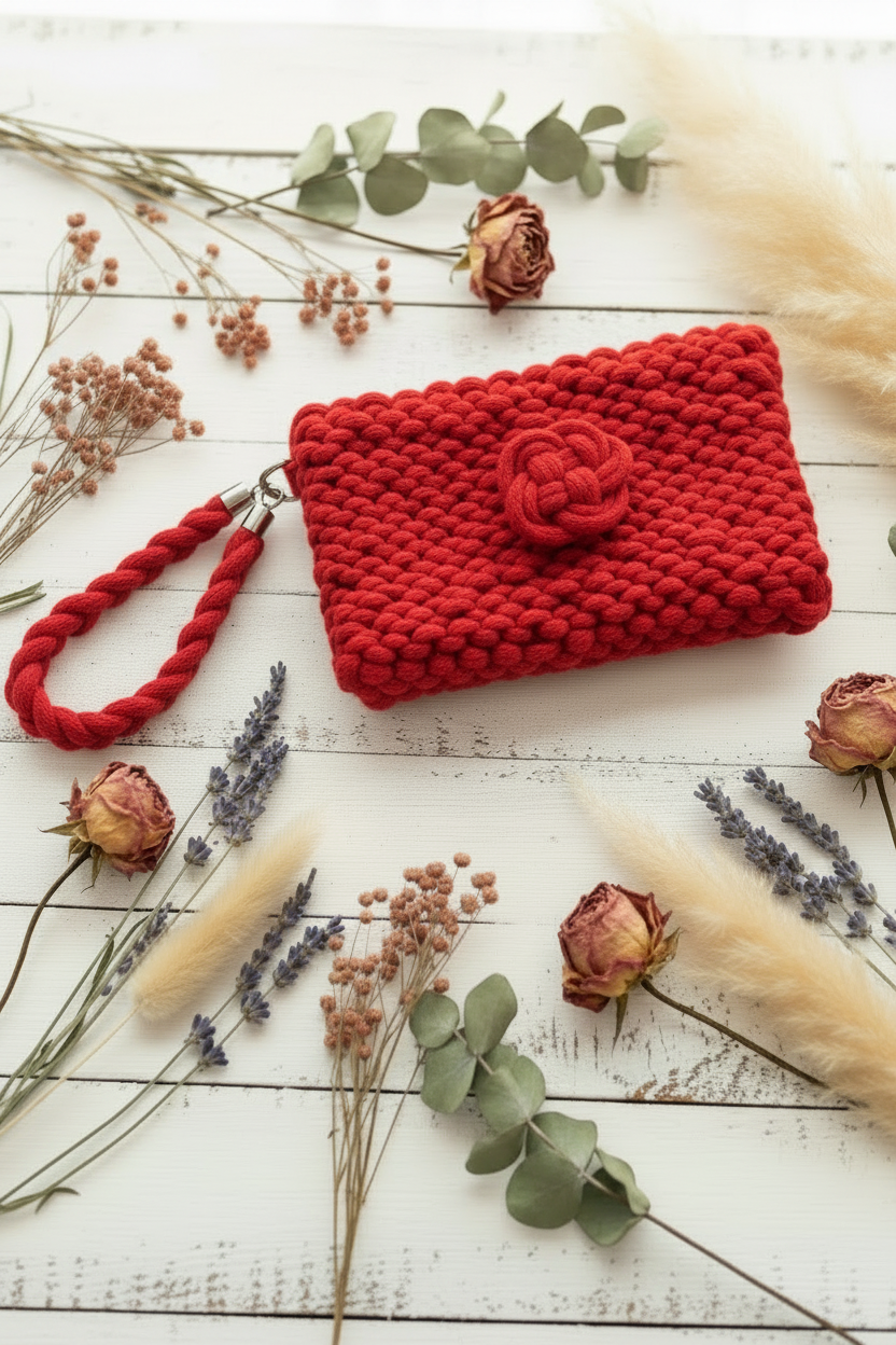 Pochette Nós – Classic Red Bobbiny