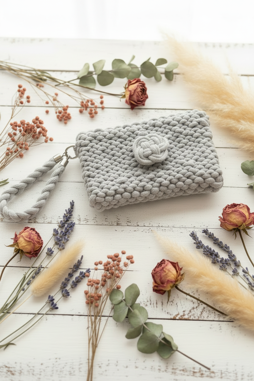 Pochette Nós – Colore Light Grey Bobbiny