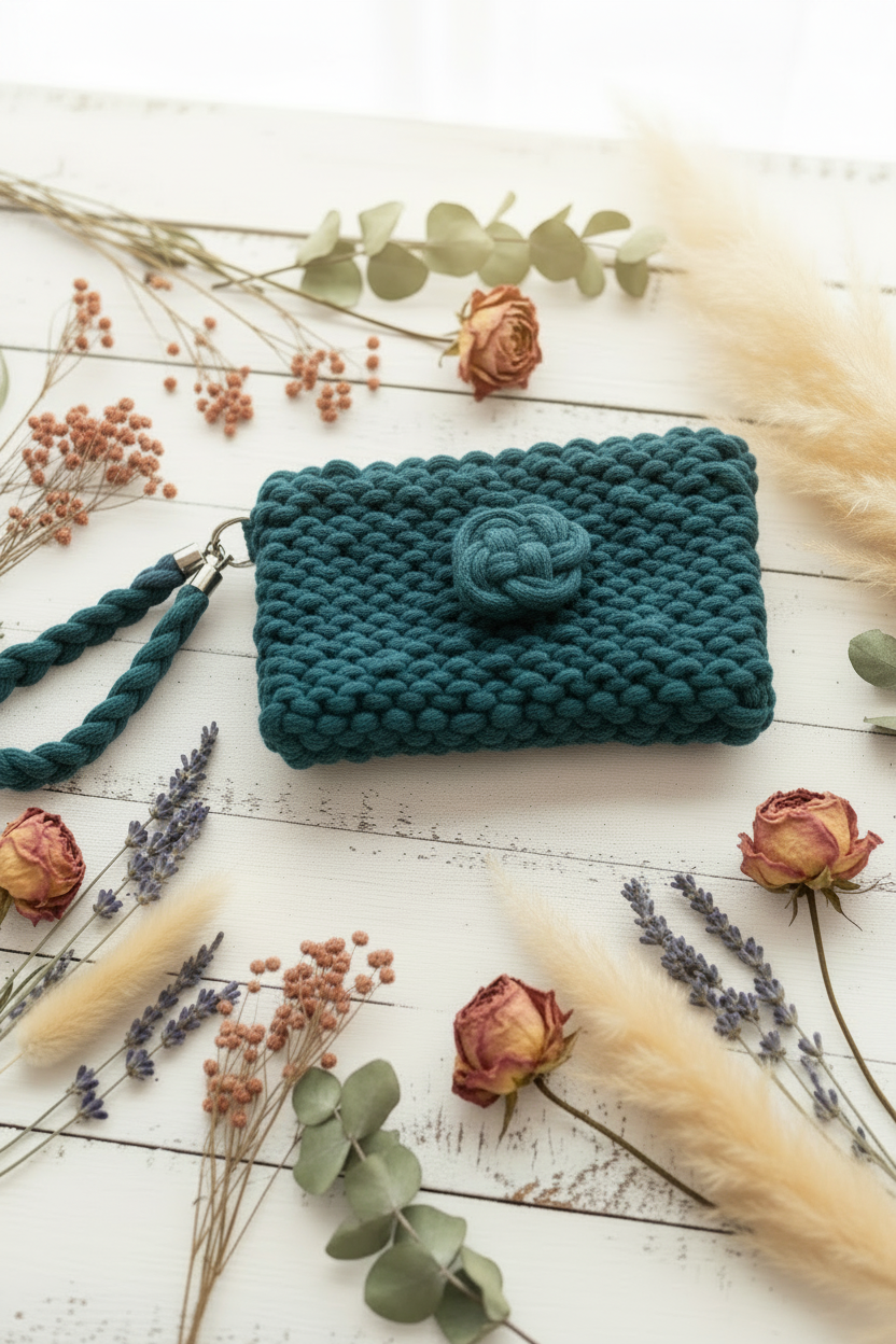 Pochette Nós – Teal Esatto Bobbiny